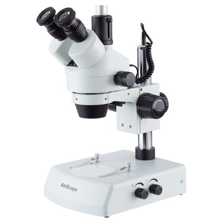 3.5X-90X LED Trinocular Zoom Stereo Microscope -  AMSCOPE, SM-2TZ-LED